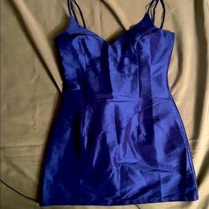 LULU’S Royal blue party mini dress size medium